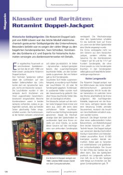 Rotamint Doppel-Jackpot AutomatenMarkt 01/2014