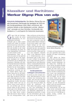 Merkur Olymp Plus AutomatenMarkt 03/2015
