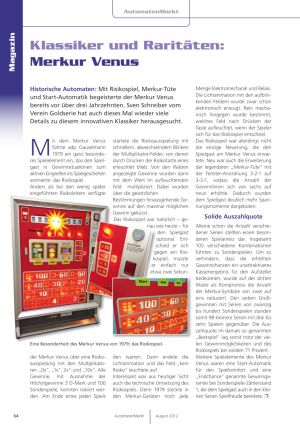 AutomatenMarkt 08/2012 Hellomat Pharao