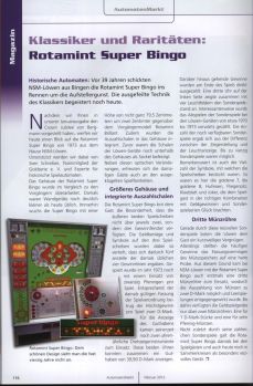 Rotamint Super Bingo AutomatenMarkt 02/2012