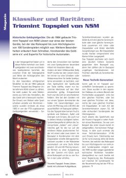 Triomint Topspiel AutomatenMarkt 03/2018