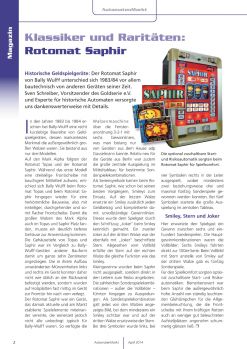 Rotomat Saphir AutomatenMarkt 04/2014