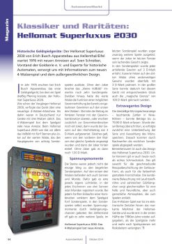 Hellomat Superluxus 2030 AutomatenMarkt 10/2014